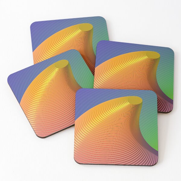 Item preview, Golden Spiral 3D Discs Abstract Art designed and sold by Keltoi-art.