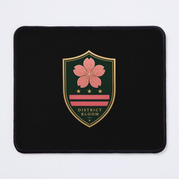 Item preview, District Bloom – Cherry Blossom Flag Shield designed and sold by Fenay Designs.