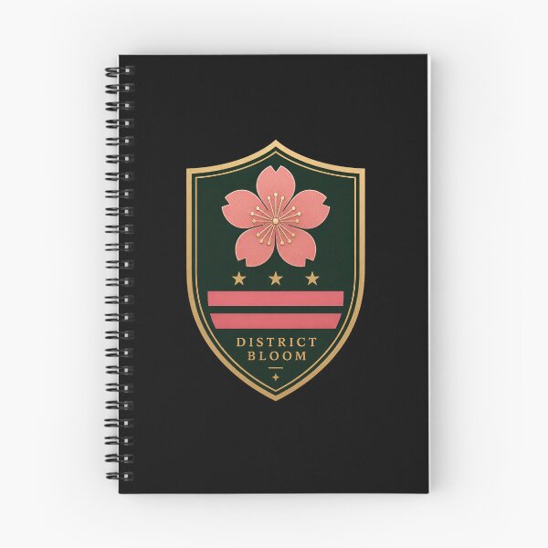 Item preview, District Bloom – Cherry Blossom Flag Shield designed and sold by Fenay Designs.