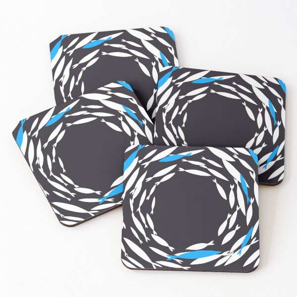Item preview, Swimming Against the Tide: Minimalist Fishes designed and sold by MegitsunesMedia.