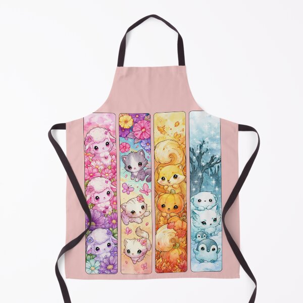 Item preview, Kawaii Seasonal Animals | Spring Summer Autumn Winter Illustration Set designed and sold by Anastasiia Yurevych.