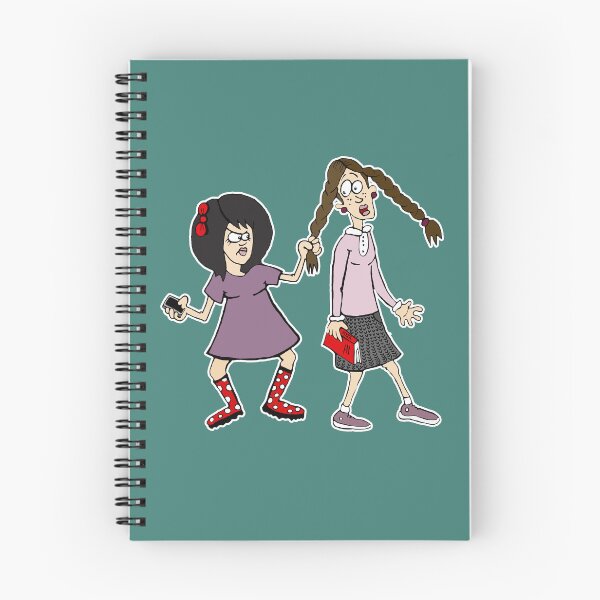 Item preview, Funny TikTok Sibling Rivalry Sticker | Cute Girl Pulling Hair Braid Cartoon designed and sold by MyxaART.