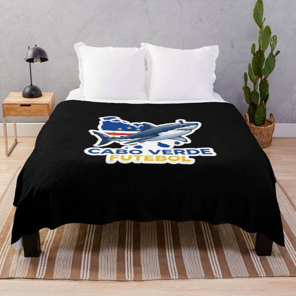Item preview, Cabo Verde Shark Futebol Sticker | Cape Verde Flag Football Design | Cabo Verde Soccer Fan Gift | Shark Mascot Graphic designed and sold by Bhaskar Digital Art.