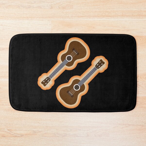 Item preview, Ukelele Pattern with orange glow designed and sold by BRU Design.