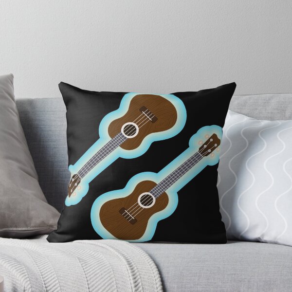 Item preview, Diseño de ukelele con borde azul designed and sold by BRU Design.