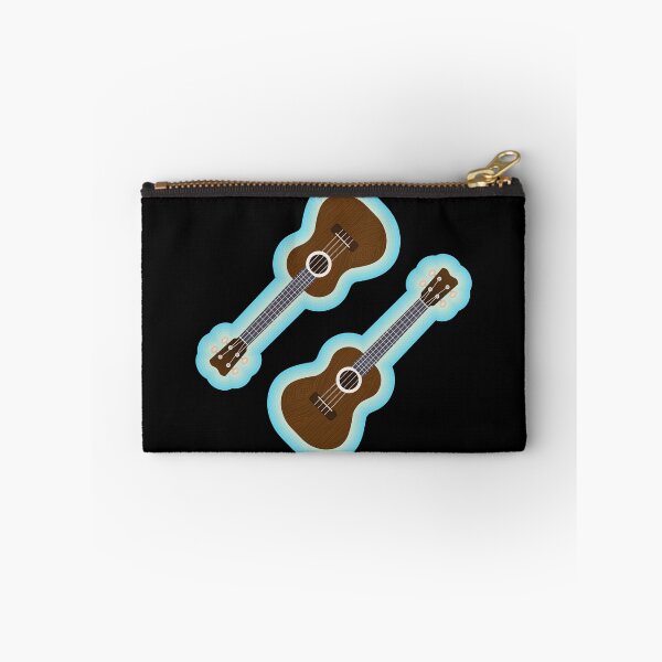 Item preview, Diseño de ukelele con borde azul designed and sold by BRU Design.