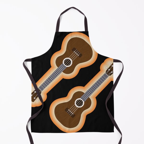 Item preview, Ukelele Pattern with orange glow designed and sold by BRU Design.