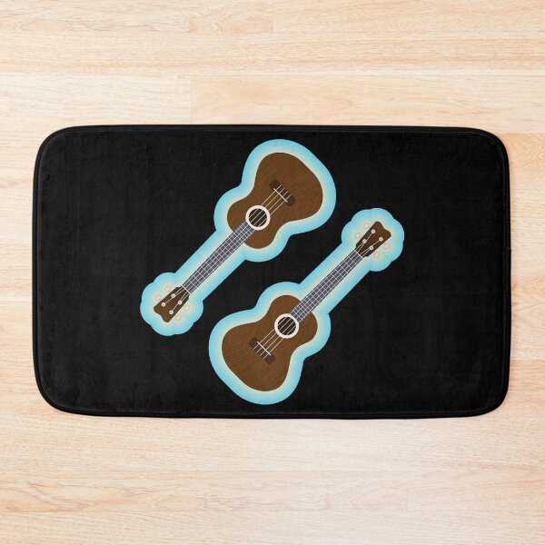Item preview, Ukelele Pattern with Blue border designed and sold by BRU Design.
