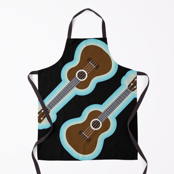 Item preview, Ukelele Pattern with Blue border designed and sold by BRU Design.