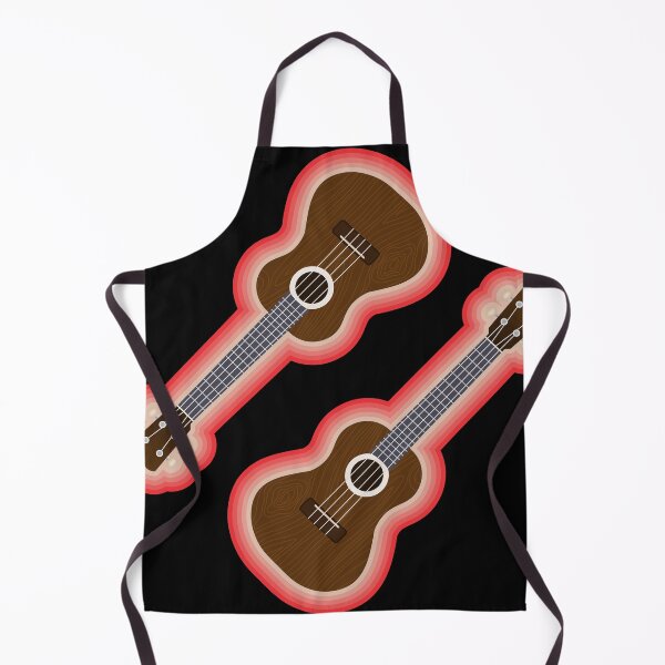 Item preview, Brown Ukelele Pattern with red border designed and sold by BRU Design.