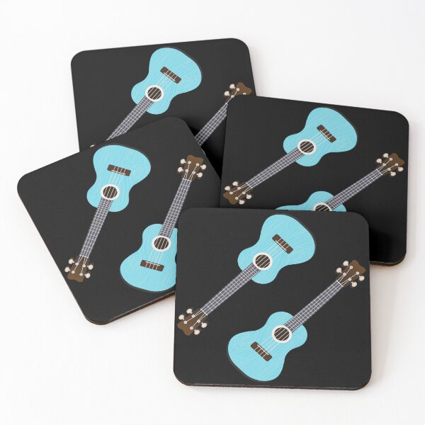 Item preview, Patrón de ukelele azul designed and sold by BRU Design.