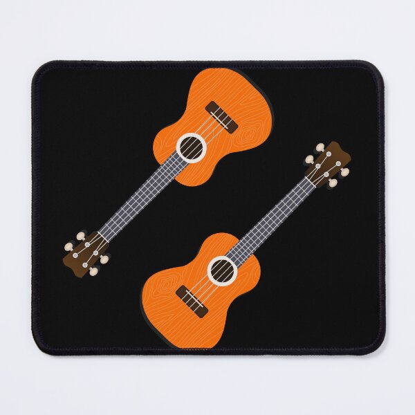 Item preview, Orange Ukelele Pattern designed and sold by BRU Design.