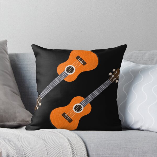 Item preview, Orange Ukelele Pattern designed and sold by BRU Design.