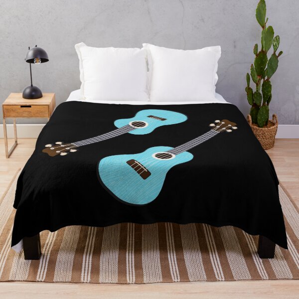 Item preview, Blue Ukelele Pattern designed and sold by BRU Design.