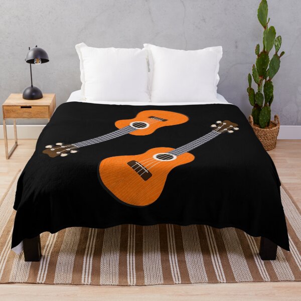 Item preview, Orange Ukelele Pattern designed and sold by BRU Design.