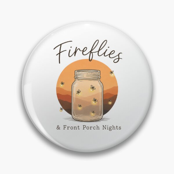 Item preview, Fireflies and Front Porch Nights | Mason Jar Summer Country Cottagecore Graphic designed and sold by GibasVisuals.
