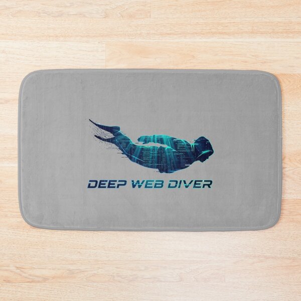 Item preview, Deep Web Diver Hacker Cyberpunk Ocean Code Design designed and sold by KurtByteStudio.
