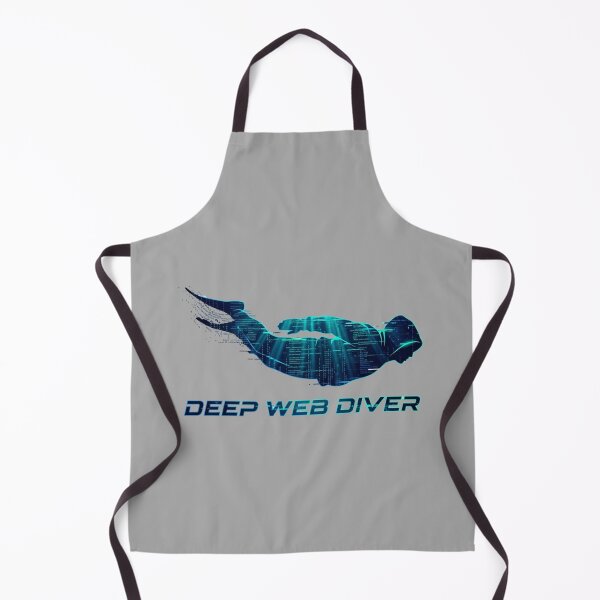 Item preview, Deep Web Diver Hacker Cyberpunk Ocean Code Design designed and sold by KurtByteStudio.