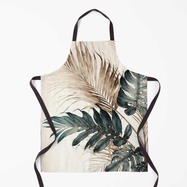 Item preview, Boho Tropical Palm Leaves Watercolor Art designed and sold by NNCollection.