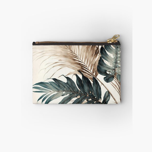 Item preview, Boho Tropical Palm Leaves Watercolor Art designed and sold by NNCollection.