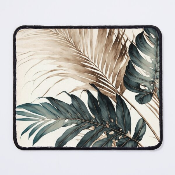 Item preview, Boho Tropical Palm Leaves Watercolor Art designed and sold by NNCollection.
