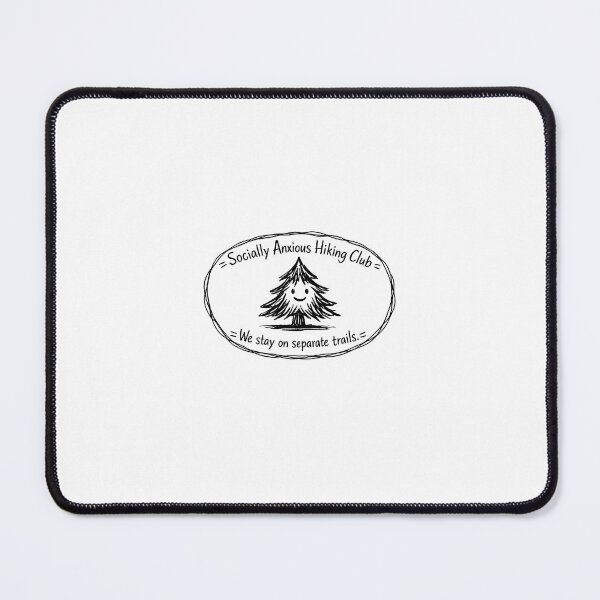 Item preview, Vintage Hand Drawn Socially Anxious Hiking Club designed and sold by Trionda_Shop.