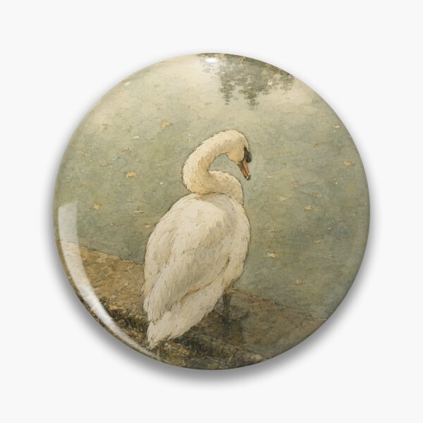 Item preview, Silent Swan by the Water designed and sold by ForestOwl.