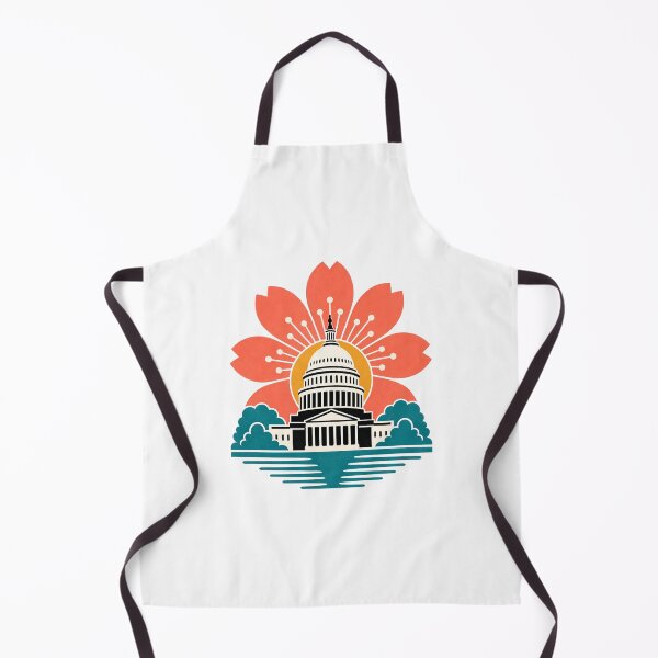 Item preview, Washington DC Capitol Bloom – Coral Flower Sunrise designed and sold by Fenay Designs.