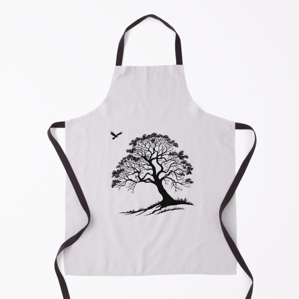 Item preview, Windswept Oak & Hawk - Bold Vintage Nature Illustration designed and sold by ArthousePromos.