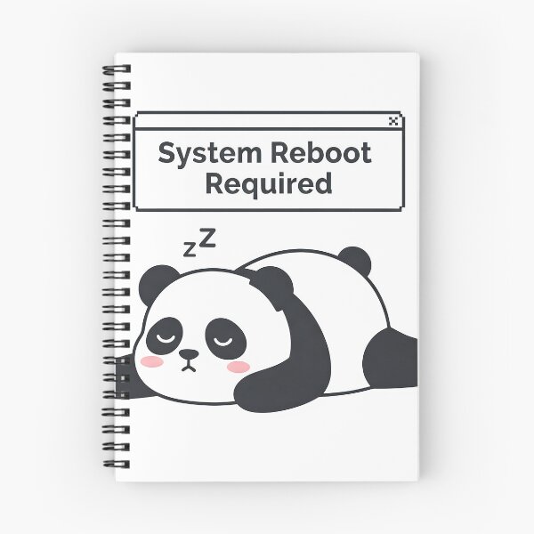 Item preview, System Reboot Required Chonky Kawaii Panda Tech Hoodie designed and sold by cute stuff too.
