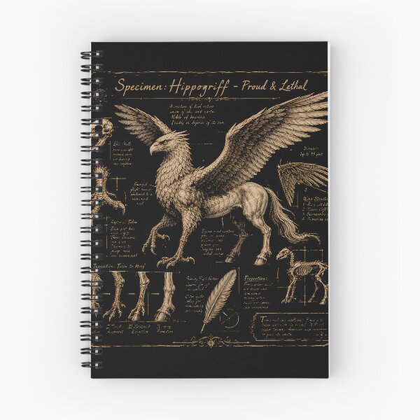 Item preview, Hippogriff Anatomy Sketch designed and sold by agearb.