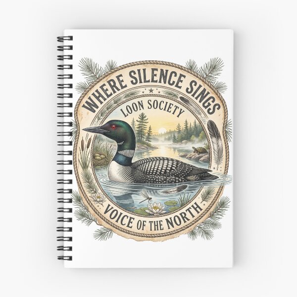 Item preview, Silent Waters, Common loon designed and sold by Roy & Tiffany.