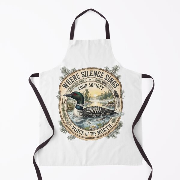 Item preview, Silent Waters, Common loon designed and sold by Roy & Tiffany.