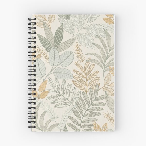 Aperçu de l'œuvre Motif sans couture de feuilles botaniques vintage créée et vendue par NNCollection.