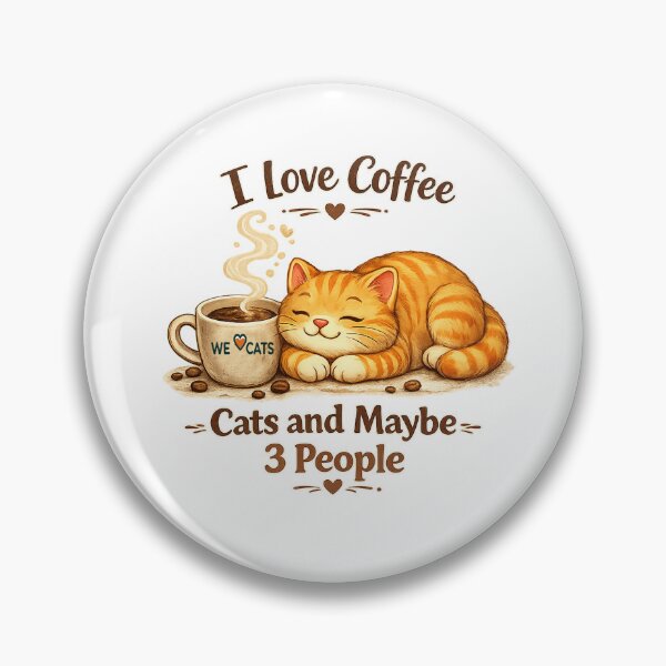 Item preview, I Love Coffee, Cats & Maybe 3 People! designed and sold by WeLoveCatss.