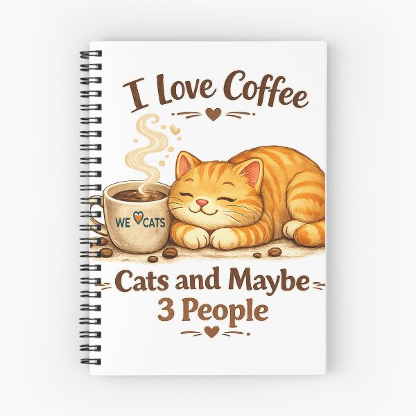 Item preview, I Love Coffee, Cats & Maybe 3 People! designed and sold by WeLoveCatss.