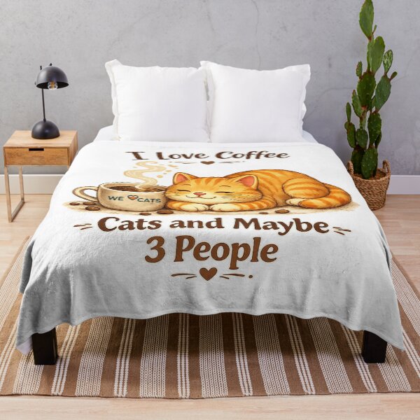 Item preview, I Love Coffee, Cats & Maybe 3 People! designed and sold by WeLoveCatss.