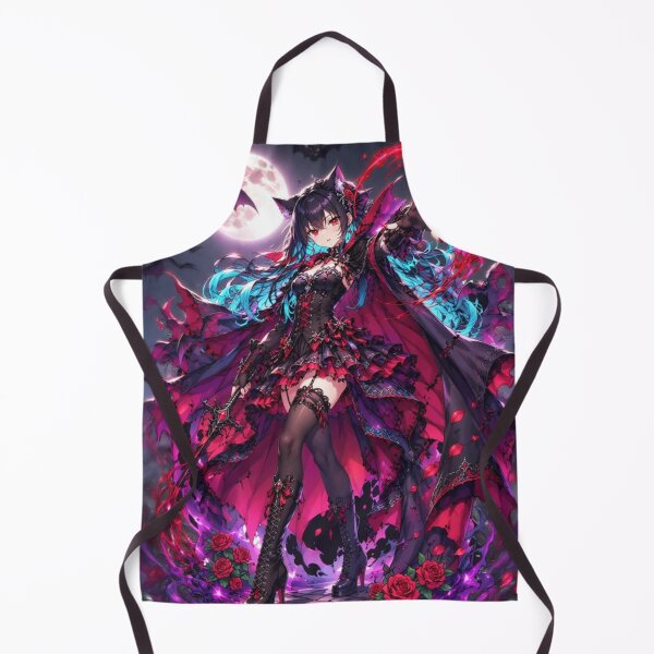 Item preview, Gothic Vampire Neko Girl Under the Blood Moon designed and sold by Revyra Design .