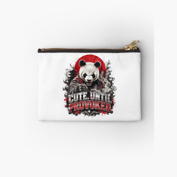 Item preview, Cute Until Provoked Panda T-Shirt, Angry Panda Graphic Tee, Samurai Panda Shirt, Japanese Streetwear, Funny Panda Gift designed and sold by QuirkyCloud Designs.