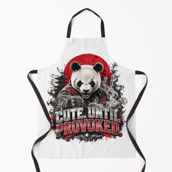 Item preview, Cute Until Provoked Panda T-Shirt, Angry Panda Graphic Tee, Samurai Panda Shirt, Japanese Streetwear, Funny Panda Gift designed and sold by QuirkyCloud Designs.