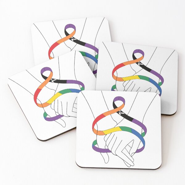 Item preview, Intertwined Pride Ribbon designed and sold by VibeVaultWear.