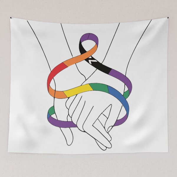 Item preview, Intertwined Pride Ribbon designed and sold by VibeVaultWear.
