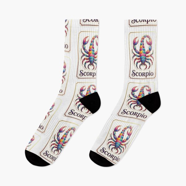 Item preview, Scorpio Rainbow Mosaic Colorful Scorpion Retro Zodiac Art designed and sold by Zodiac Celestial Art.