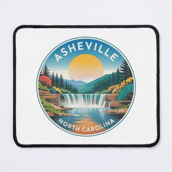 Item preview, Asheville North Carolina: Colorful Autumn Waterfall Sunset designed and sold by CircinusStore.