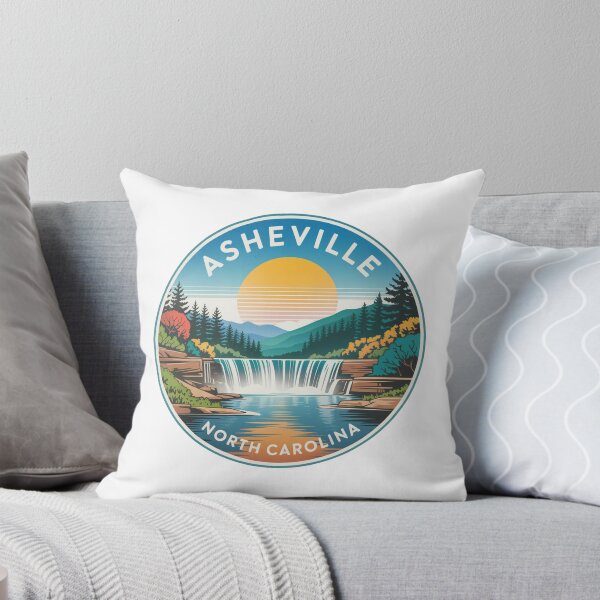 Item preview, Asheville North Carolina: Colorful Autumn Waterfall Sunset designed and sold by CircinusStore.