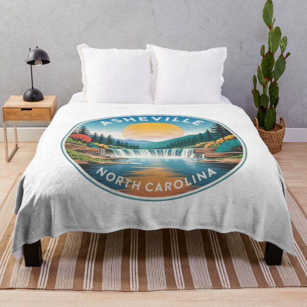 Item preview, Asheville North Carolina: Colorful Autumn Waterfall Sunset designed and sold by CircinusStore.
