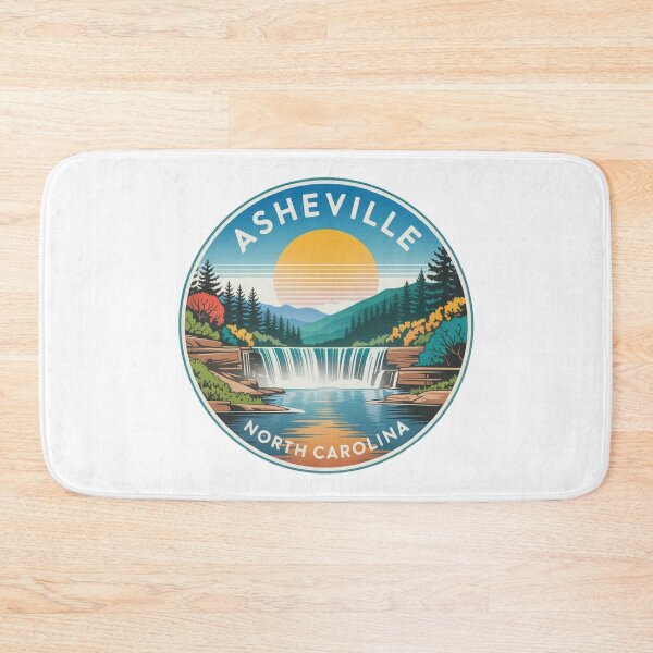 Item preview, Asheville North Carolina: Colorful Autumn Waterfall Sunset designed and sold by CircinusStore.