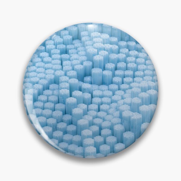 Item preview, Light Blue Crystal Hexagon Column Wave Pattern designed and sold by Aimaniia666.
