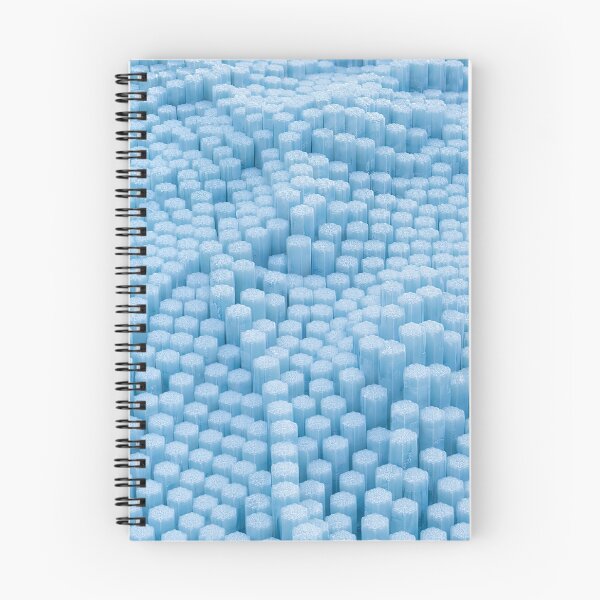 Item preview, Light Blue Crystal Hexagon Column Wave Pattern designed and sold by Aimaniia666.