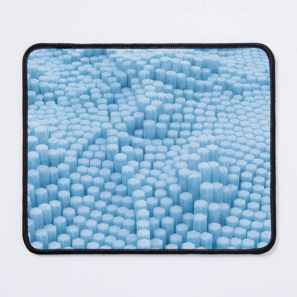 Item preview, Light Blue Crystal Hexagon Column Wave Pattern designed and sold by Aimaniia666.